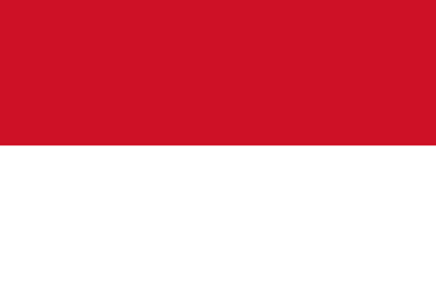Flagge von Indonesien - Original