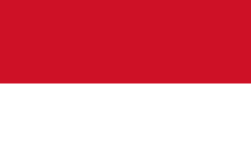 Set complet drapeau Indonésie