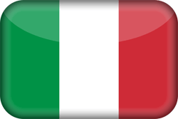 Flagge von Italien - 3D