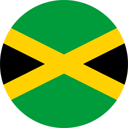 Drapeau de la Jamaïque - Rond