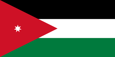 Flagge von Jordanien - Original
