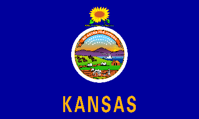 Flagge von Kansas - Original