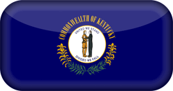 Flagge von Kentucky - 3D