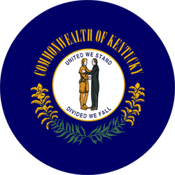 Vlag van Kentucky - Rond