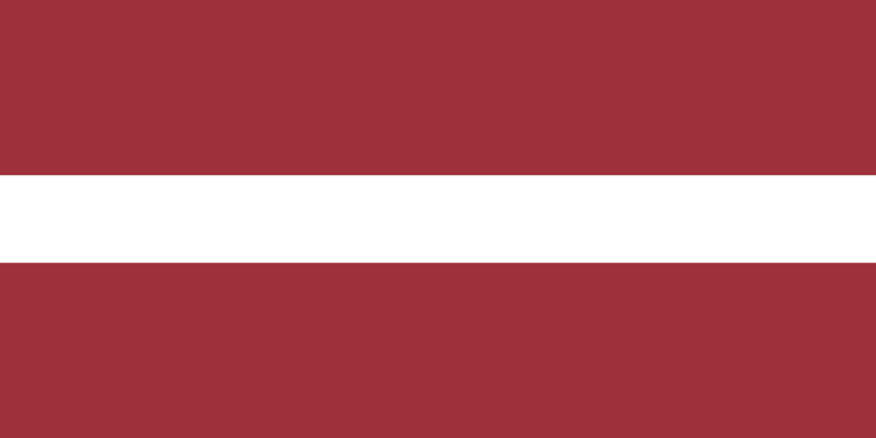 Latvia flag package