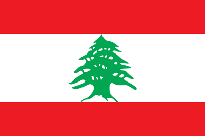 Flagge des Libanon - Original