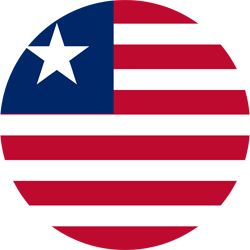 Drapeau du Liberia - Rond