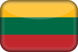Drapeau de la Lituanie - 3D
