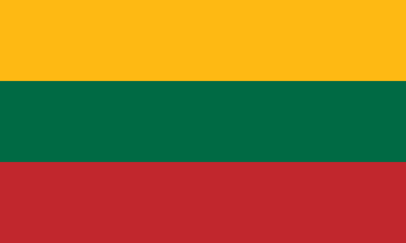 Image result for Lithuania flag borders