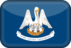 Flag of Louisiana - 3D