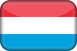 Flagge von Luxemburg - 3D