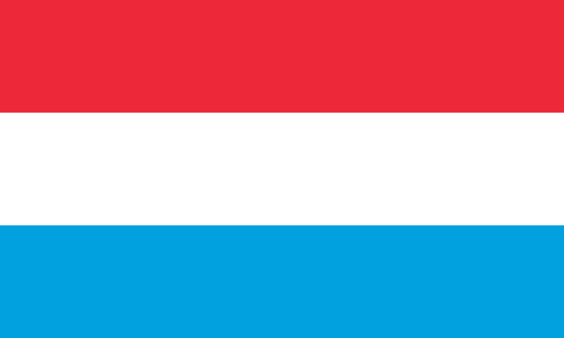 Set complet drapeau Luxembourg
