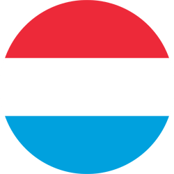 Flagge von Luxemburg - Kreis