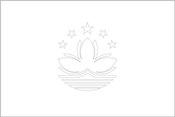 Flagge von Macao - A4