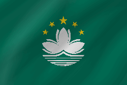 Vlag van Macau - Golf