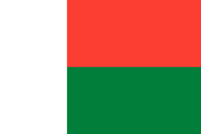 Flagge von Madagaskar - Original