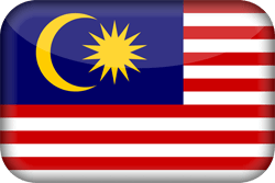 Drapeau de la Malaisie - 3D