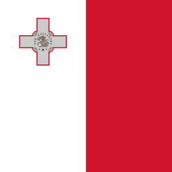 Malta flag coloring