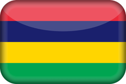 Vlag van Mauritius - 3D