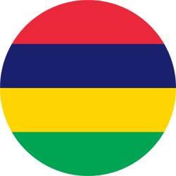 Flagge von Mauritius - Kreis