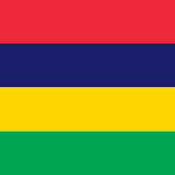 Mauritius flag clipart