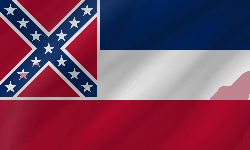 Vlag van Mississippi - Golf