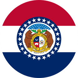 Vlag van Missouri - Rond