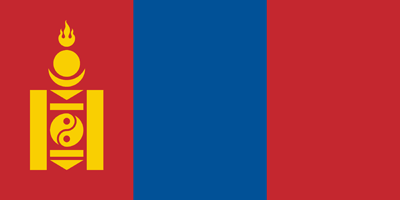 Flagge der Mongolei - Original