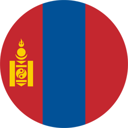 Flag of Mongolia - Round