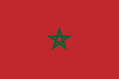 Flagge von Marokko - Original