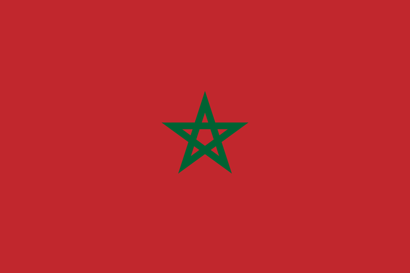 Set complet drapeau Maroc