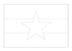 Flagge von Myanmar - A3