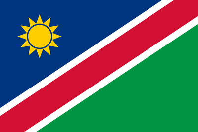 Drapeau de la Namibie - Original
