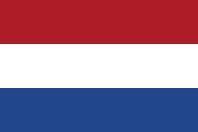 Flagge der Niederlande - Flagge von Holland - Original