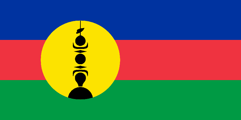 Set complet drapeau Nouvelle-Calédonie