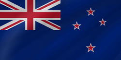 Drapeau de la Nouvelle-Zélande - Vague