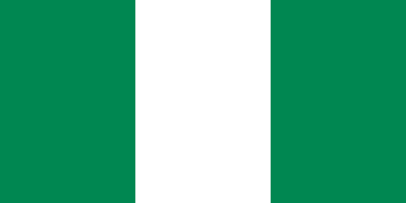 Nigeria Flagge Paket