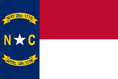 Flagge von North Carolina - Original