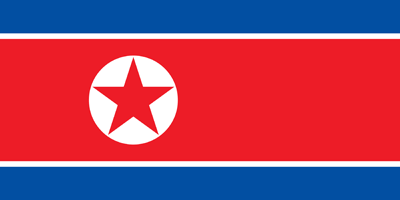 Flagge der Demokratischen Volksrepublik Korea - Original