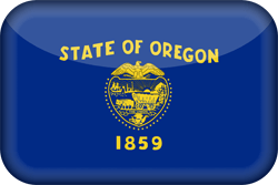 Flag of Oregon - 3D