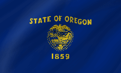 Flag of Oregon - Wave