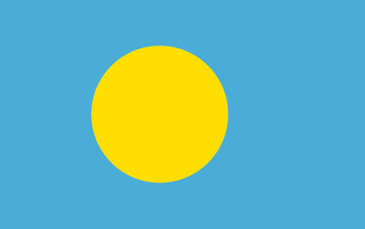 Vlag van Palau - Origineel