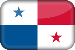 Flagge von Panama - 3D