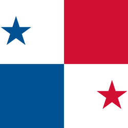Flagge von Panama - Quadrat