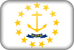 Flag of Rhode Island - 3D