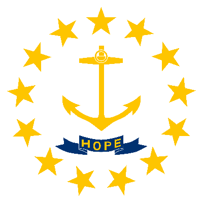Flagge von Rhode Island - Original