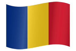 Flag of Romania - Waving