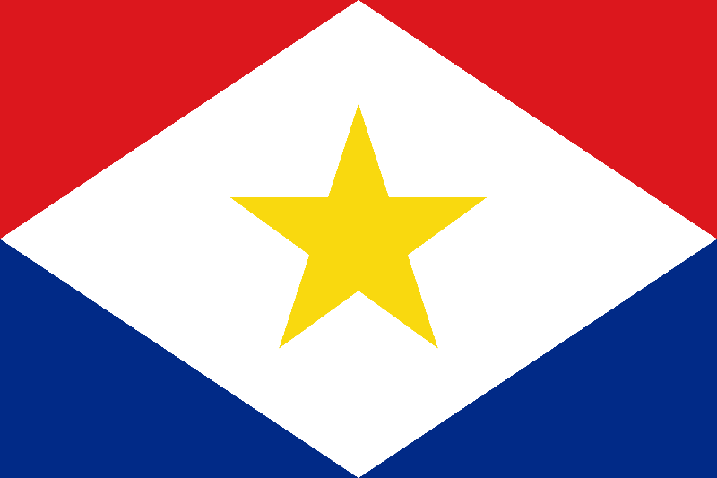Set complet drapeau Saba