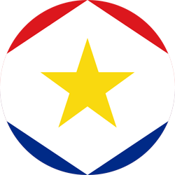 Vlag van Saba - Rond