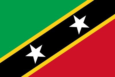 Flagge von Saint Kitts und Nevis - Original